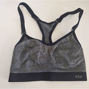 VSX Sport Victoria's Secret Sports Bra Grey and Black Size S